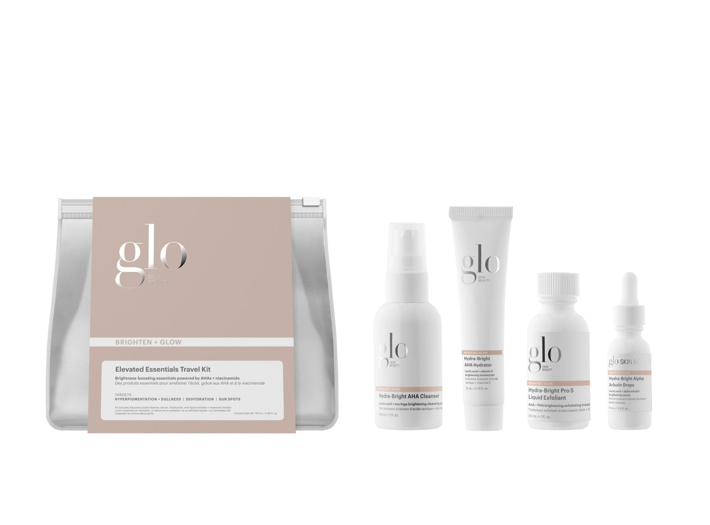 Brighten + Glow Travel Set - Glo Skin Beauty UK&I